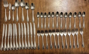 Oneida Arbor American Harmony Edelstahl Besteck - 43er Set - Servierteile - Bild 1 von 8