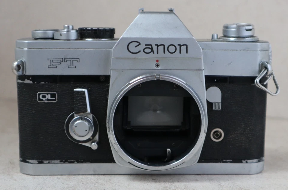 CANON FT-QL Appareil Photo Reflex Analogique Film 35MM Argent - Photo 1/4