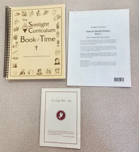 Sonlight Curriculum Book of Time, World History Stickers, Bible Atlas Lot - Picture 1 of 8
