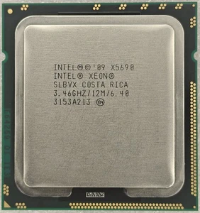 Intel Xeon X5690 3.46GHz 12MB 6-Core 6.40GT/s LGA1366 SLBVX CPU Processor - Picture 1 of 2