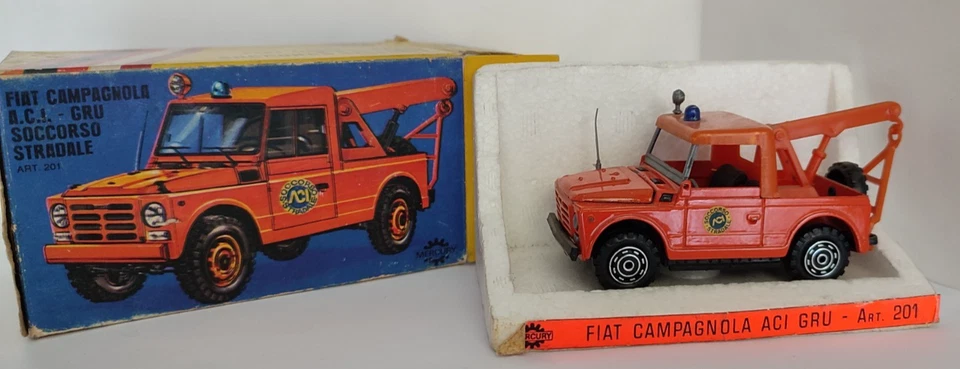 Mercury Fiat Campagnola A.C.I. Gru di Soccorso Stradale art.201 scala  1/43 - Immagine 1 di 1