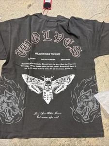 Dark Sport Wolves Black New T shirt Mens M heaven can wait 1of 500 limited audit - Picture 1 of 8
