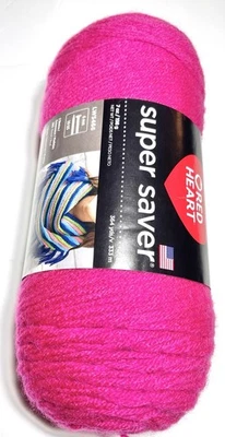 RED HEART SUPER SAVER. 1-Pk ROSA IMPACTANTE. Combino envíos. Ver detalle. Foto 1 de 4