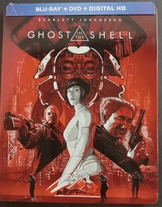 GHOST IN THE SHELL Blu-Ray+DVD+Digital HD Best Buy Exclusive Steelbook - Picture 1 of 3