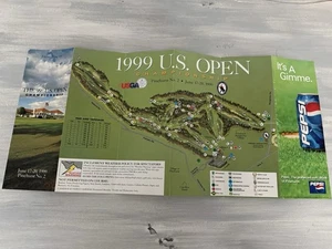 US OPEN Golf CHAMPIONSHIP 1999 Course Map (Tee Sheet) Pinehurst, NC Stewart FRI - Picture 1 of 9