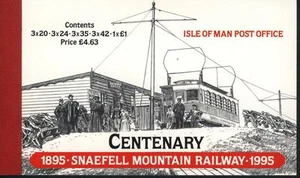 Isle of Man MNH Gibbons SB39 BOOKLET Railway  Value $ 18.50 - Picture 1 of 1
