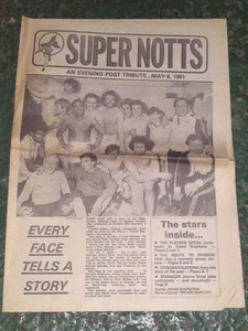 Evening Post Tribute - SUPER NOTTS - 6 de mayo de 1981 - Imagen 1 de 1