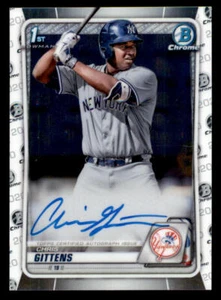 2020 Bowman Chrome Prospect AUTO #CPACG Chris Gittens - Picture 1 of 2