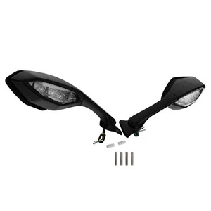 Rear View Mirrors & LED Turn Signals Fit For Yamaha YZF-R1 15-24 YZFR6 2017-2022 - Picture 1 of 12