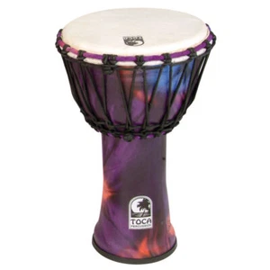 Tambor Djembe Toca Freestyle Cuerda Afinada 12" - Woodstock Acabado Púrpura - Imagen 1 de 1