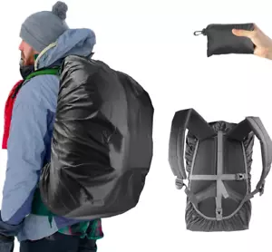 Waterproof Backpack Rain Cover, Upgraded Triple Waterproofing, Antislip Cross Bu - Picture 1 of 7