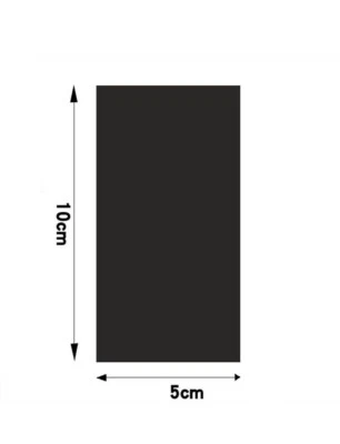 BLACK WATERPROOF NYLON FABRIC PADDED JACKET REPAIR PATCH STICKER OUTDOOR TENT S - Image 1 of 4