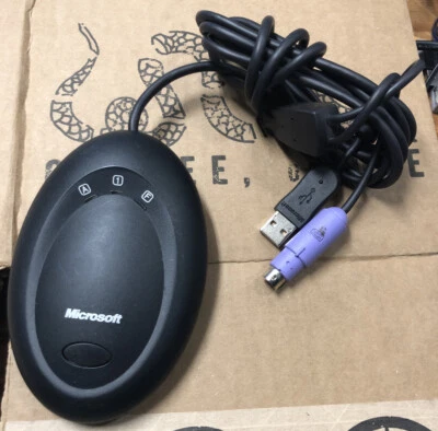 Microsoft Wireless Optical Mouse Receiver 3.0 Canada 210 Model 1029 Black - Image 1 of 4