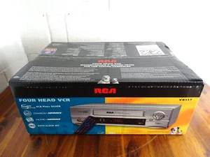 RCA VR557 VCR Plus Silver Four Head OPEN BOX (Tested) NOS NIB RARE - Picture 1 of 4