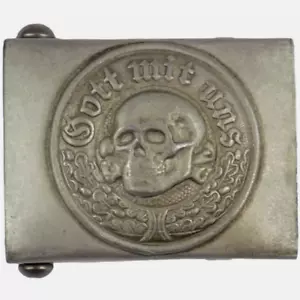 3408 WW1 GERMAN IMPERIAL ARMY BELT BUCKLE PRUSSIAN CROWN REPLICA - Picture 1 of 6
