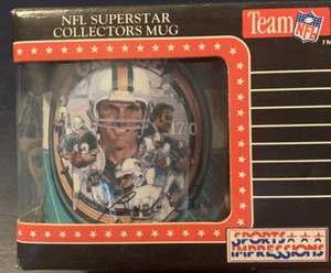 1993 Bob Griese Sports Impressions NFL Ceramic Mug Miami Dolphins. New in Box - Picture 1 of 4