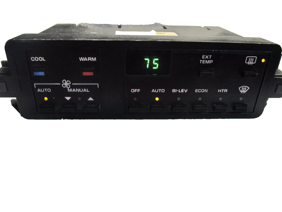 Corvette digital climate control cluster Rebuilt 86 87 88 89 C4 and core deposit - Image 1 of 2