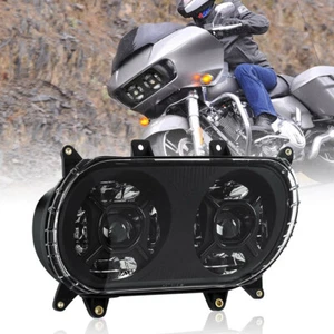 Motorcycle LED Headlight Assembly Hi/Lo Sealed Beam for Road Glide 2015-2023 - Picture 1 of 12