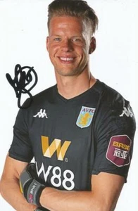 ASTON VILLA: ORJAN NYLAND SIGNED 6x4 2019/2020 PORTRAIT PHOTO+COA - Picture 1 of 1