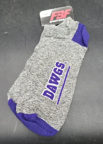 Washington DAWGS Socks Size Large SOCKS No Show Socks Cover
