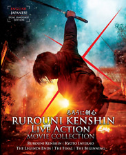 Rurouni Kenshin Live Action Movie Collection Boxset DVD [Dual Audio] [Free Gift]