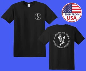LAPD SWAT Departamento de Policía Hombre Negro Talla S-5XL - Imagen 1 de 1