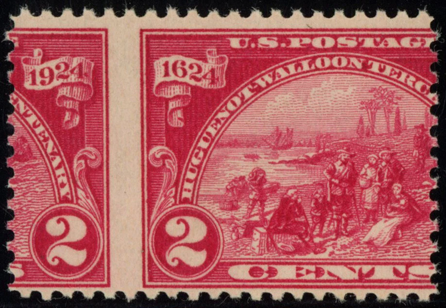 США Scott # 615 одиночный с 10 мм Perf Shift. Change of Design как новая без наклеек и следов. (55081) - Изображение 1 из 1