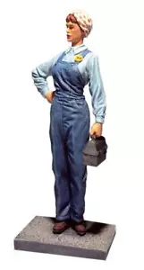 W Britain 10059 Museum Collection Rosie the Riveter 1941-45 - Foto 1 di 1