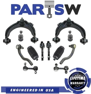 12 Pc Suspension Kit for Acura TSX Honda Accord Control Arms Sway Bar Ball Joint - Picture 1 of 3