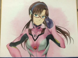¡Juego de 9!! Tarjeta de papel de color Evangelion Shikishi y película Chirashi/Volante/Póster - Imagen 1 de 6
