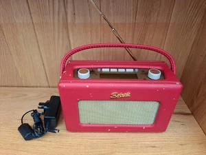 Roberts Radio RD60 FM/DAB/DAB+ Radio In Good Working Order Red With Power Supply - Picture 1 of 13