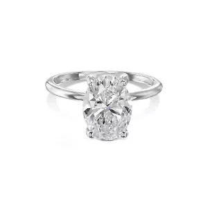 Diamond Engagement Ring VVS2 E Oval 1.55 Ctw Lab Created IGI Certified Special - Picture 1 of 7