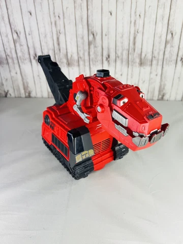 Dinotrux Reptool Control Ty Rux 13" Red RC Wrecking Ball With Sound “No Remote” Cover