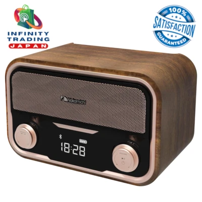 Nakamichi Bluetooth Speaker Box 5.0 10W Output Wireless Portable Retro Japan - Photo 1/4