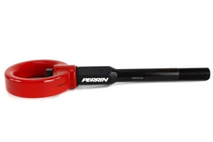 Perrin Fits 02-07 Subaru WRX/STI Tow Hook Kit (Front) - Red - Picture 1 of 4