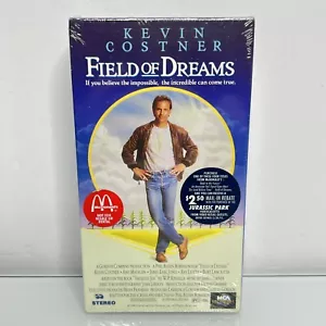NEW SEALED Field of Dreams VHS 1992 Movie Rare McDonalds Promo Baseball Cosner - Picture 1 of 7