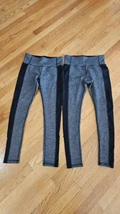 MTA Sports 2 Pairs Leggings Women SMALL Wide Waist Yoga Athletic  Activewear Lot - Picture 1 of 3