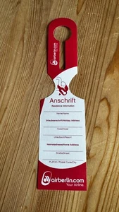 Air Berlin Koffer Anhänger Air Berlin Koffer Tag Aviation Luftfahrt Airline - Bild 1 von 3