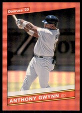2020 Donruss Holo Red Variations #218 Tony Gwynn RETRO