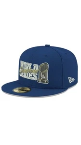 Sombrero/gorra ajustado La Dodgers New Era 2020 Serie Mundial 59fifty 7 3/8 - Imagen 1 de 4
