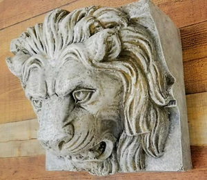 Soporte de Pared de León De Colección Aplique Cestra Reproducción Antigua Arte Griego - Imagen 1 de 11