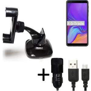 Car holder windshield dashboard for Samsung Galaxy A7 (2018) charger Cell phone - Picture 1 of 6