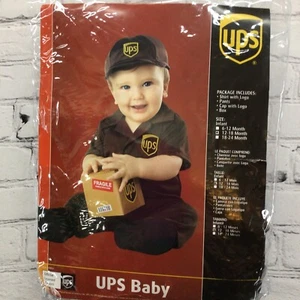 UPS BABY Costume Infant Delivery Size 12-18 Mos California Costume Licensed - Picture 1 of 8