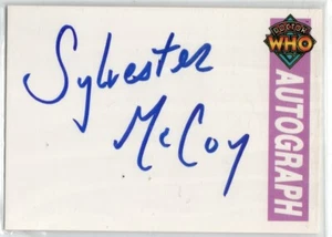 SYVESTER McCoy, DOCTOR WHO Cornerstone Series 3 Autograph trading card, 1995 - Picture 1 of 1