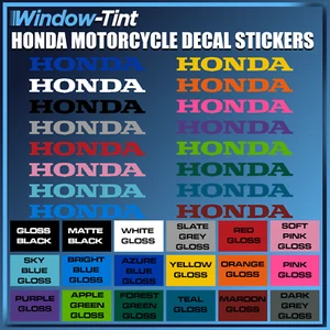 2 X HONDA MOTORBIKE MOTORCYCLE VINYL GRAPHIC STICKER (MULTIPLE SIZES AND CLOURS) - Picture 1 of 1