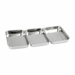 CHG Panier-Set, Edelstahl, 3-teilig, jeweils ca. 23 x 15 x 3 cm - Bild 1 von 4