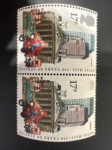 Royal Mail 350 Years Of Service 17p Unused - Picture 1 of 2