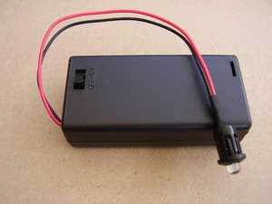 Dummy alarm BLUE Flashing LED Light with AA battery box - Picture 1 of 3