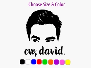 Pegatina de pared para ventana de vinilo Ew David Rose Schitt's Creek Pride ELIGE TAMAÑO COLOR - Imagen 1 de 2