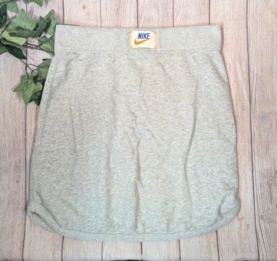耐克女式复古运动衫裙希瑟灰色灰色休闲尺寸 S — 第 1/4 张图片